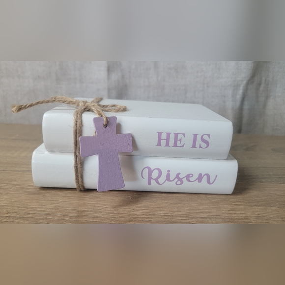 Easter Christian Decor He Is Risen Praise The Lord - Picture 2 of 16